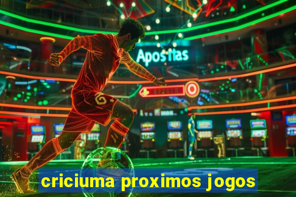 criciuma proximos jogos